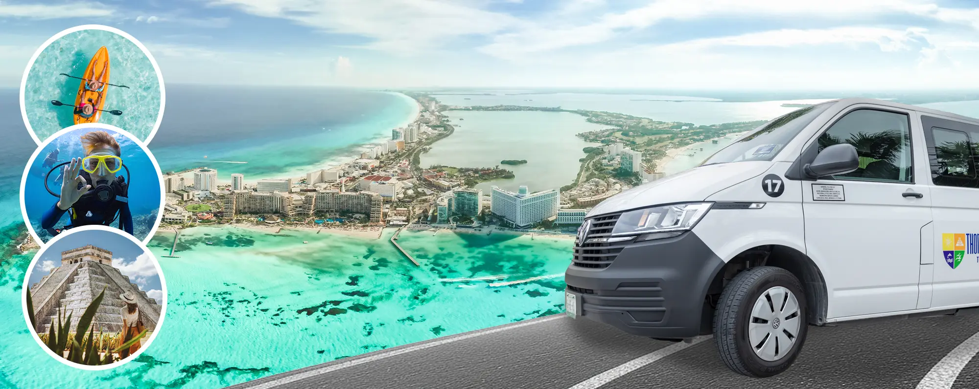 Book your ride from Cancun Airport Starting from 24 USD