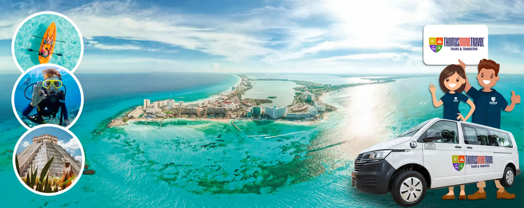 Book your ride from Cancun Airport Starting from 24 USD