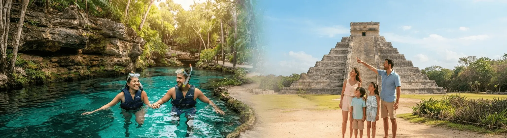 Paquete Xcaret Plus y Chichén Itzá Clásico | 20% de Descuento
