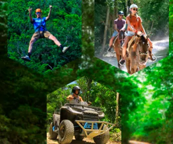 Atvs, ziplines and horseback riding PROMO 2X1