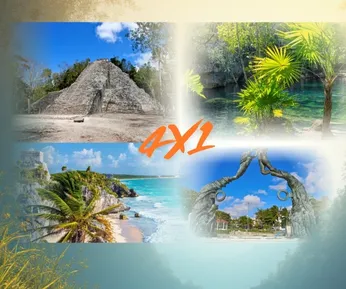 TOUR 4 EN 1 (COBÁ -TULUM-CENOTE-PLAYA DEL CARMEN)