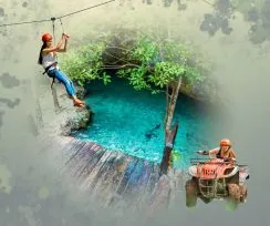 Atvs, ziplines and horseback riding